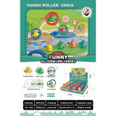 Funny Roller Chick Clockwork Toy – Cute Wind-Up Walking Chick with Rolling Wheel for Kids